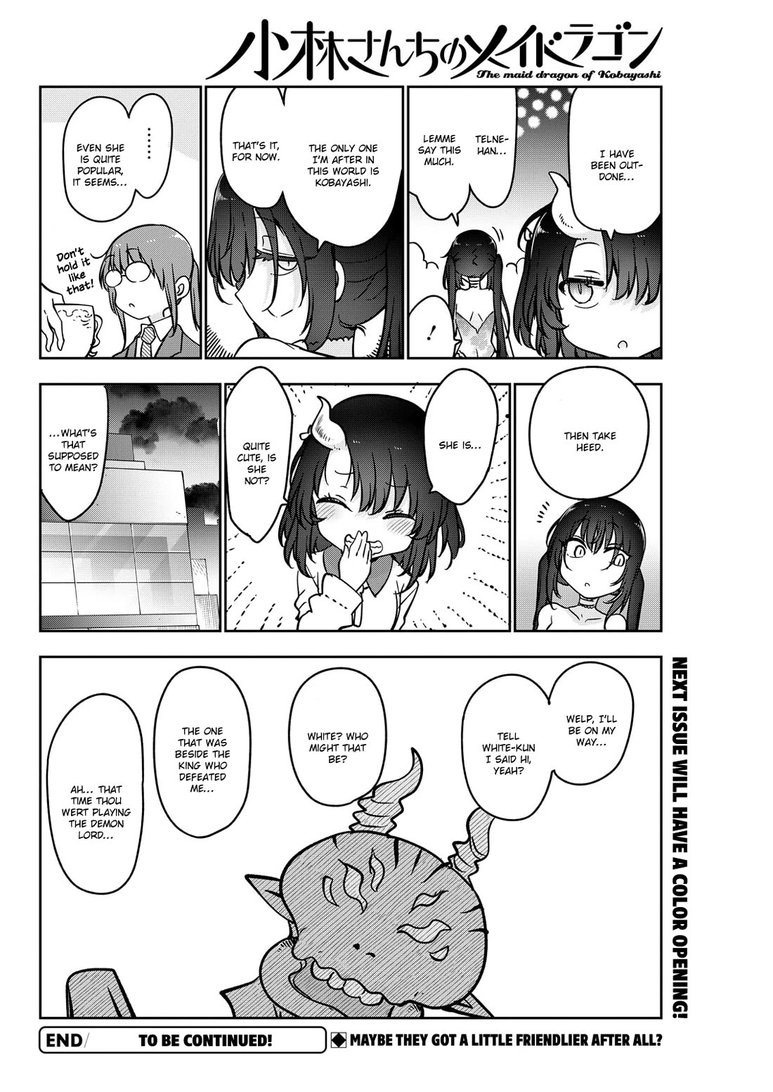 Kobayashi-san Chi no Maid Dragon Chapter 181 page 14 - Chapter 181: Telne and Yutarama