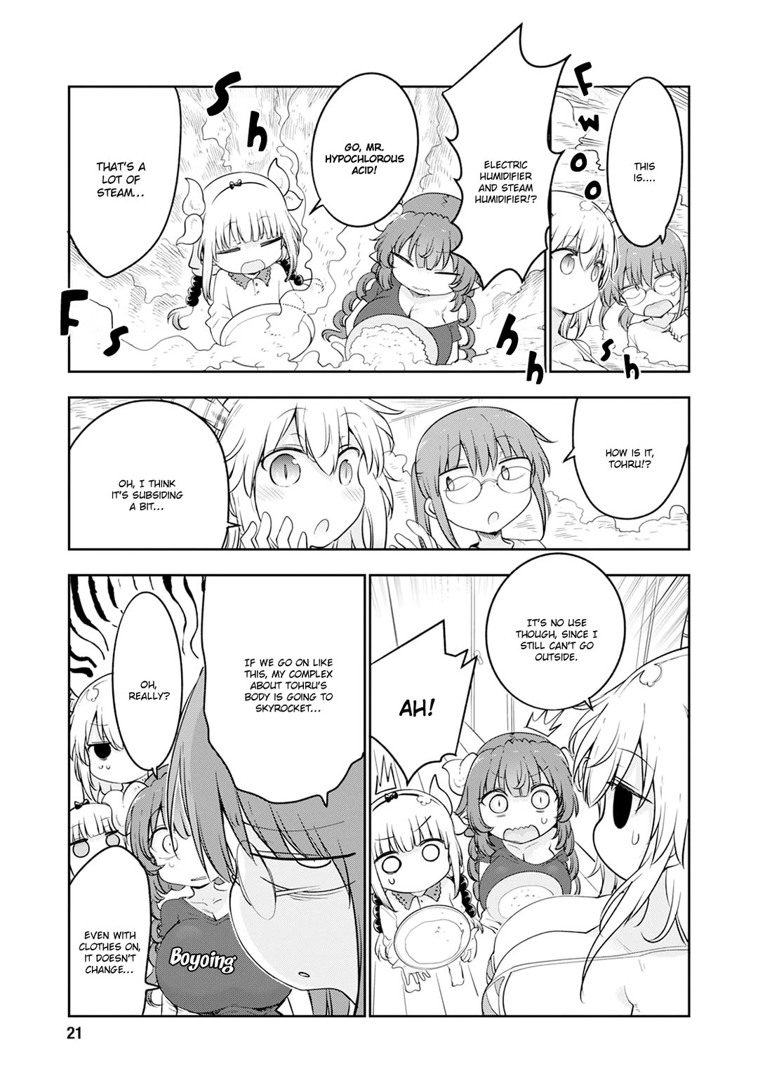 Kobayashi-san Chi no Maid Dragon Chapter 182 page 10 - Chapter 182: Tohru and Oil