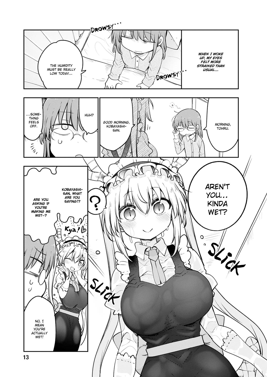Kobayashi-san Chi no Maid Dragon Chapter 182 page 2 - Chapter 182: Tohru and Oil