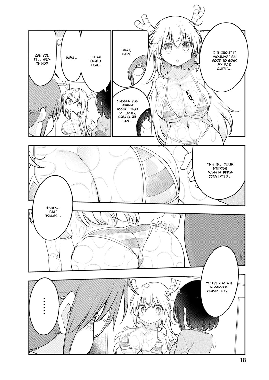 Kobayashi-san Chi no Maid Dragon Chapter 182 page 7 - Chapter 182: Tohru and Oil