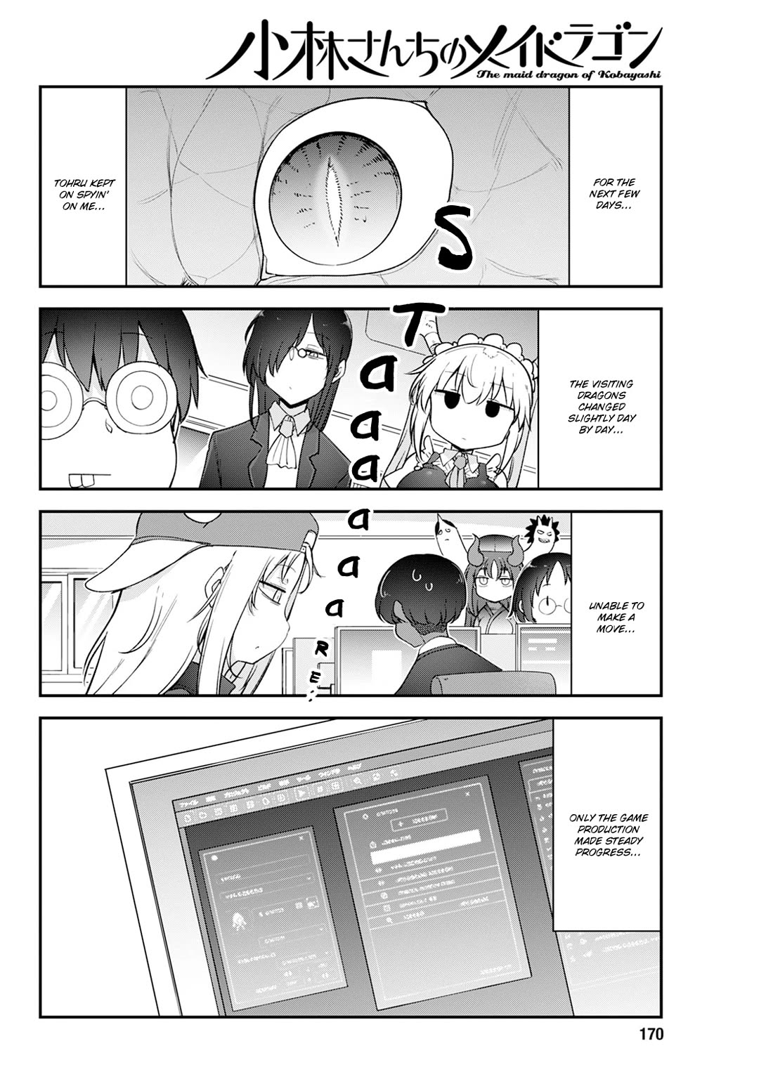 Kobayashi-san Chi no Maid Dragon Chapter 186 page 10 - Chapter 186: Tohru and Surveillance