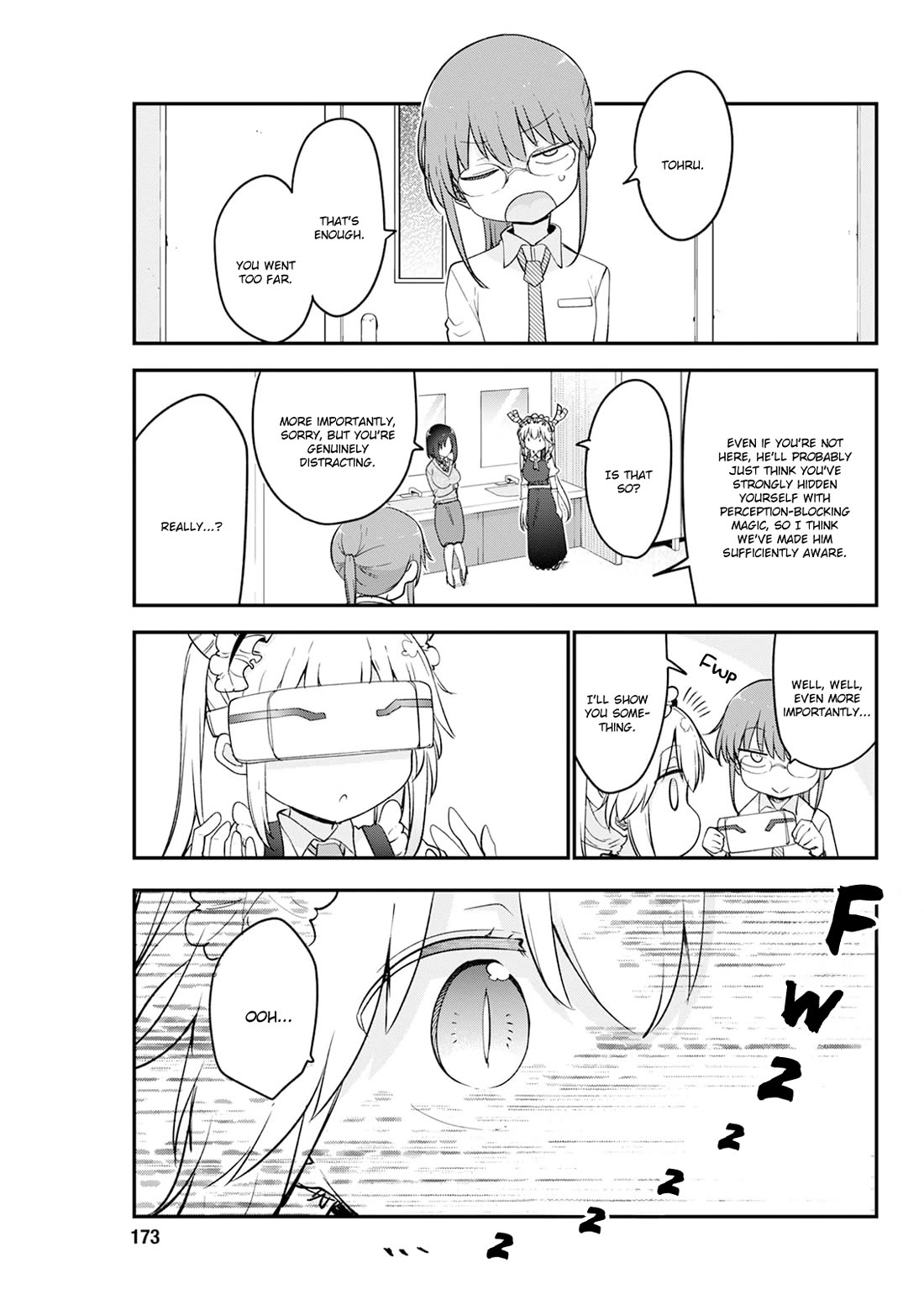 Kobayashi-san Chi no Maid Dragon Chapter 186 page 13 - Chapter 186: Tohru and Surveillance