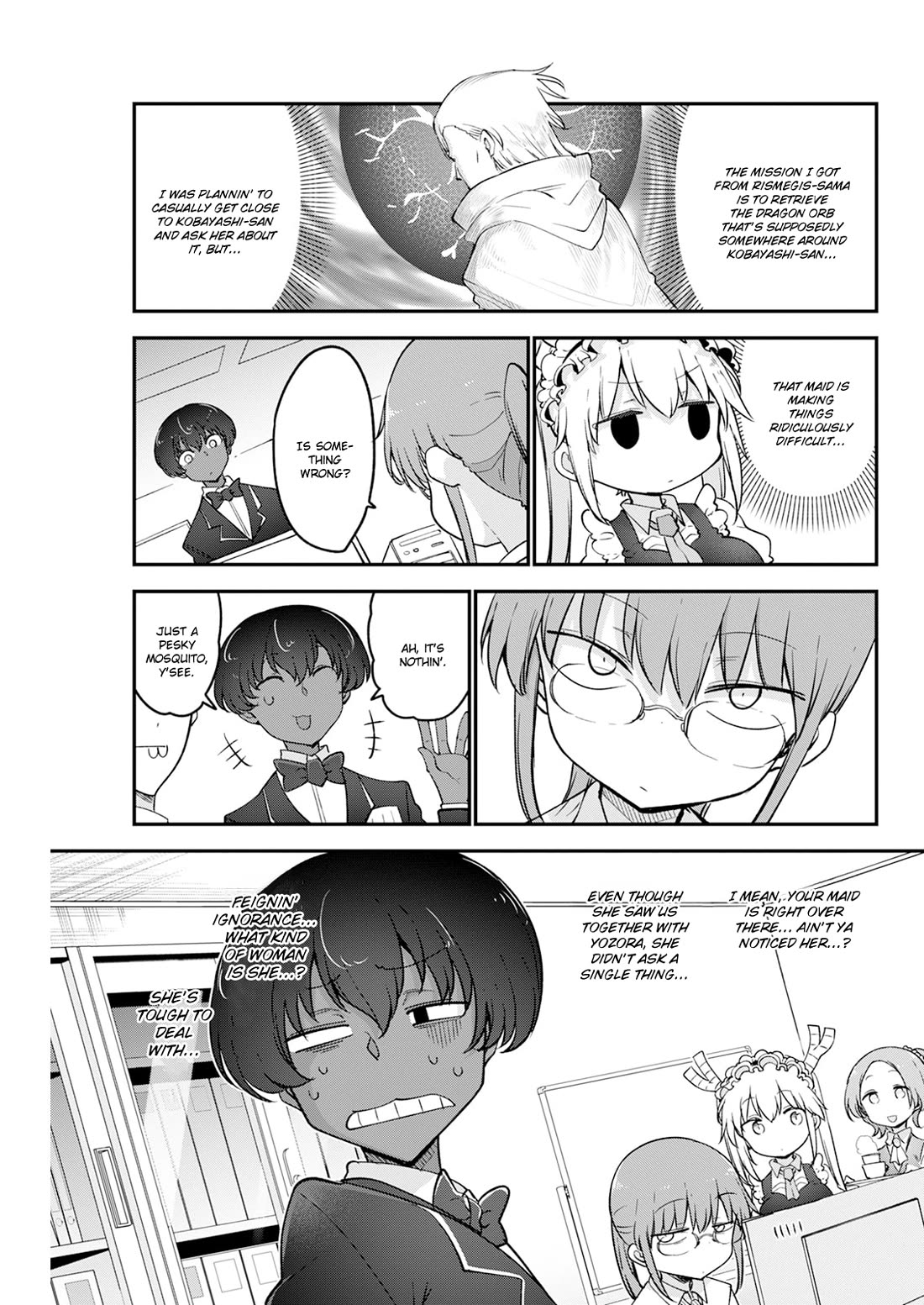 Kobayashi-san Chi no Maid Dragon Chapter 186 page 7 - Chapter 186: Tohru and Surveillance