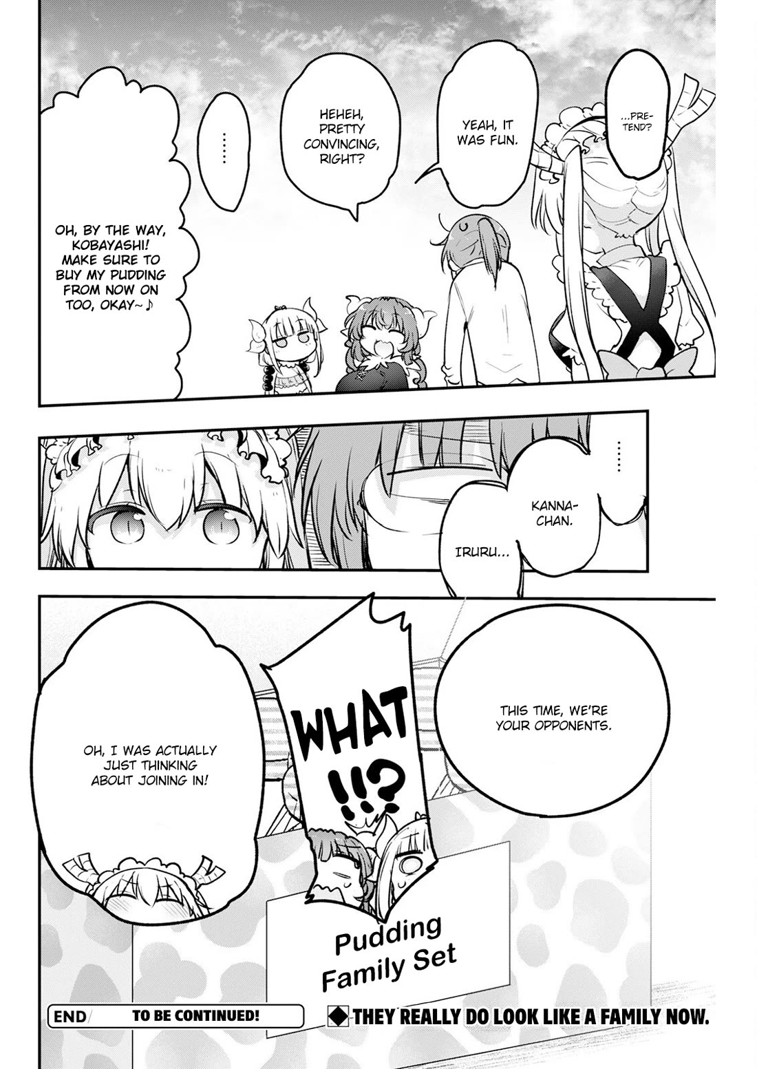Kobayashi-san Chi no Maid Dragon Chapter 187 page 14 - Chapter 187: Kanna and Iruru's Sisterly Spat