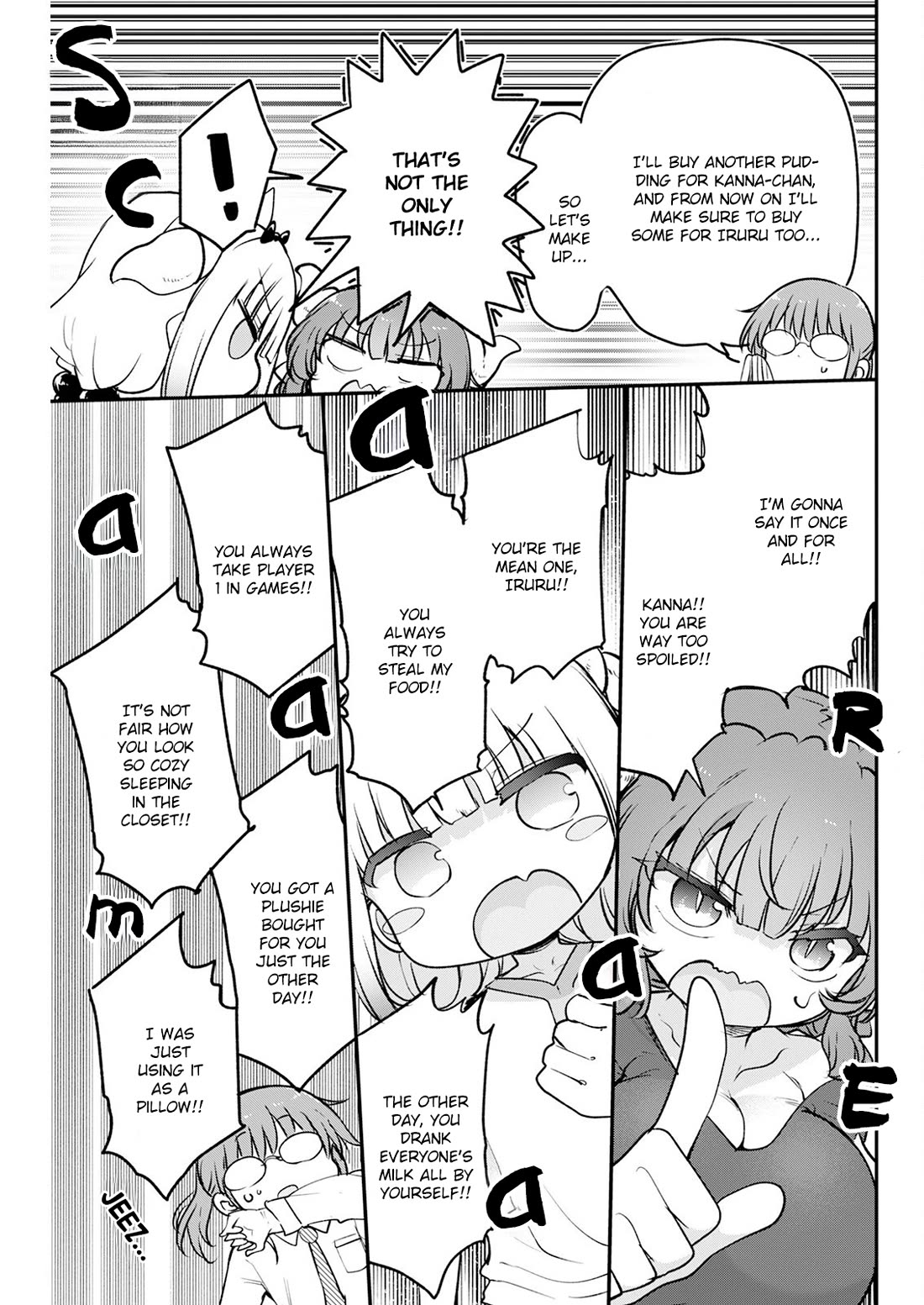 Kobayashi-san Chi no Maid Dragon Chapter 187 page 5 - Chapter 187: Kanna and Iruru's Sisterly Spat