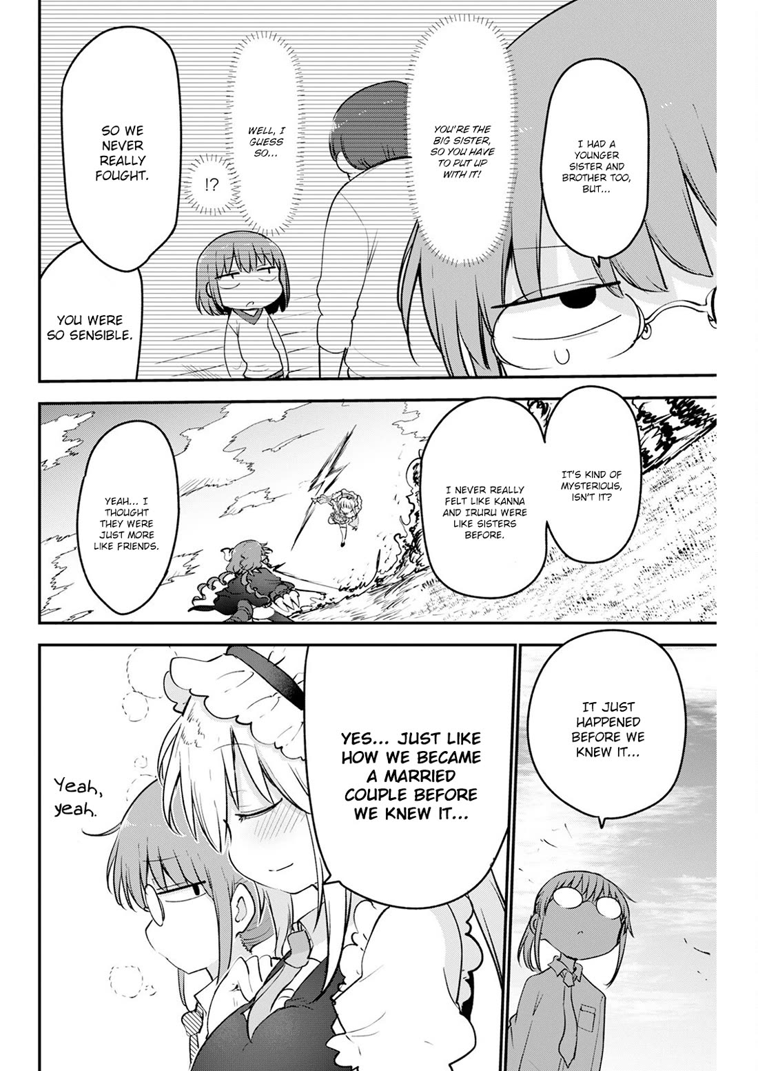 Kobayashi-san Chi no Maid Dragon Chapter 187 page 8 - Chapter 187: Kanna and Iruru's Sisterly Spat