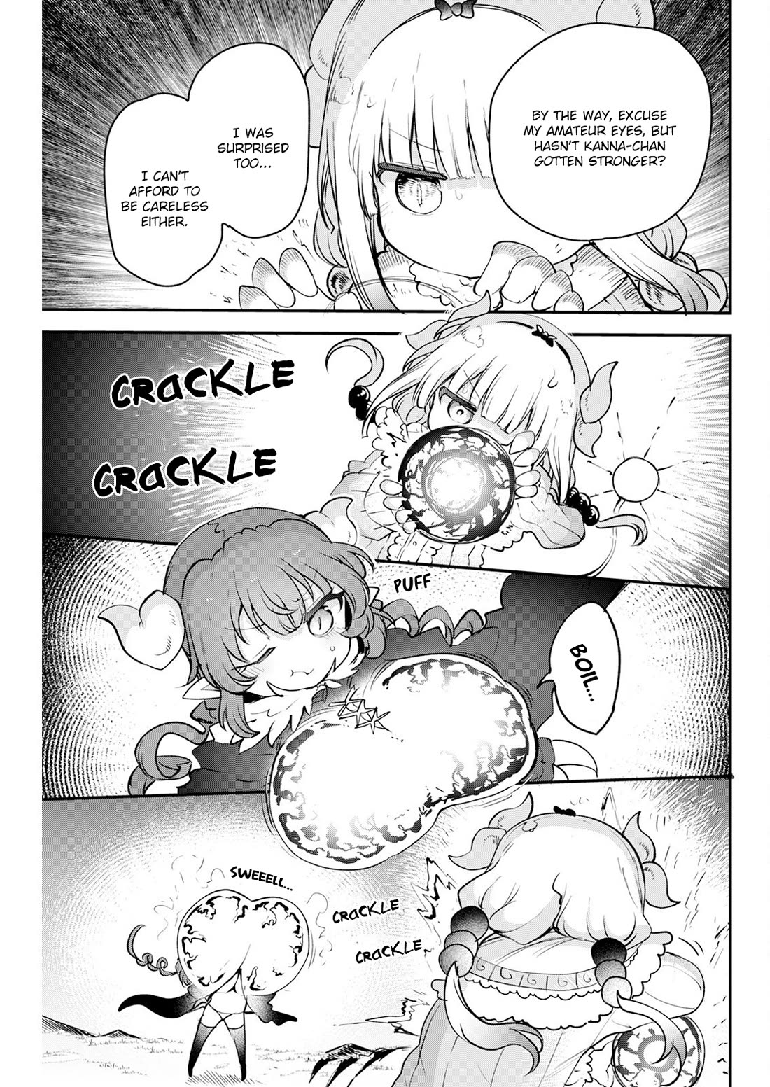 Kobayashi-san Chi no Maid Dragon Chapter 187 page 9 - Chapter 187: Kanna and Iruru's Sisterly Spat