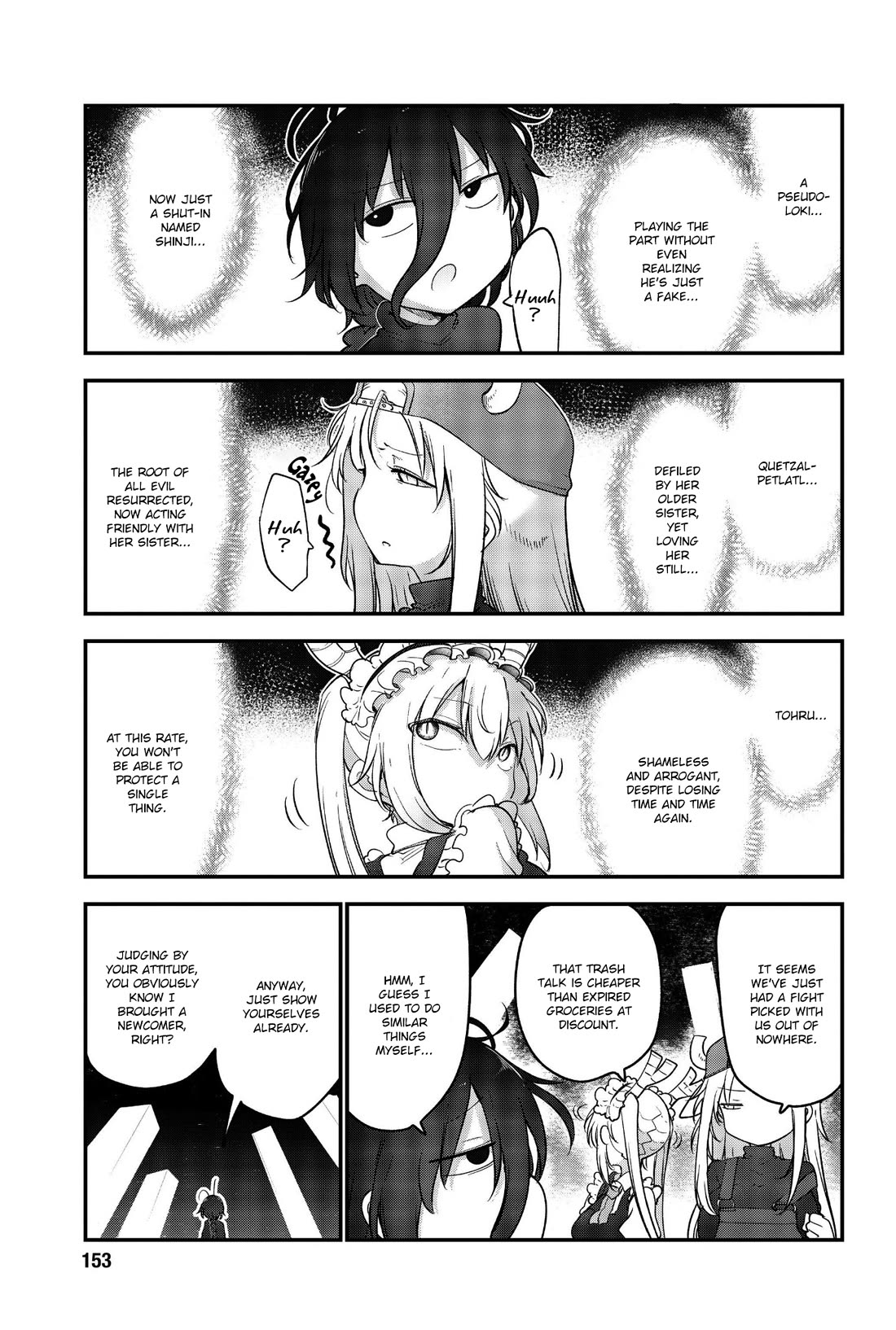 Kobayashi-san Chi no Maid Dragon Chapter 188 page 3 - Chapter 188: Tohru and the Spectator Faction