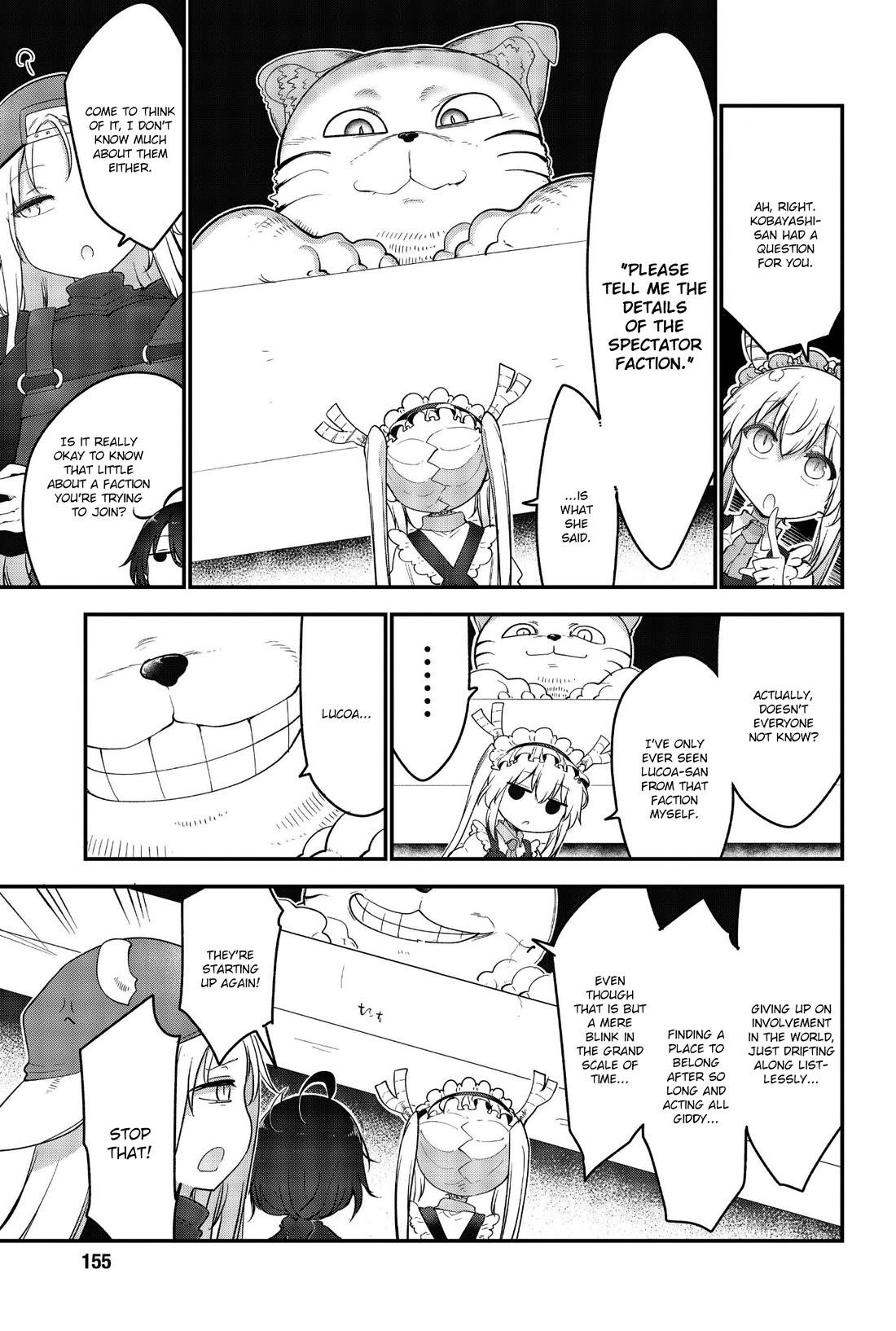 Kobayashi-san Chi no Maid Dragon Chapter 188 page 5 - Chapter 188: Tohru and the Spectator Faction