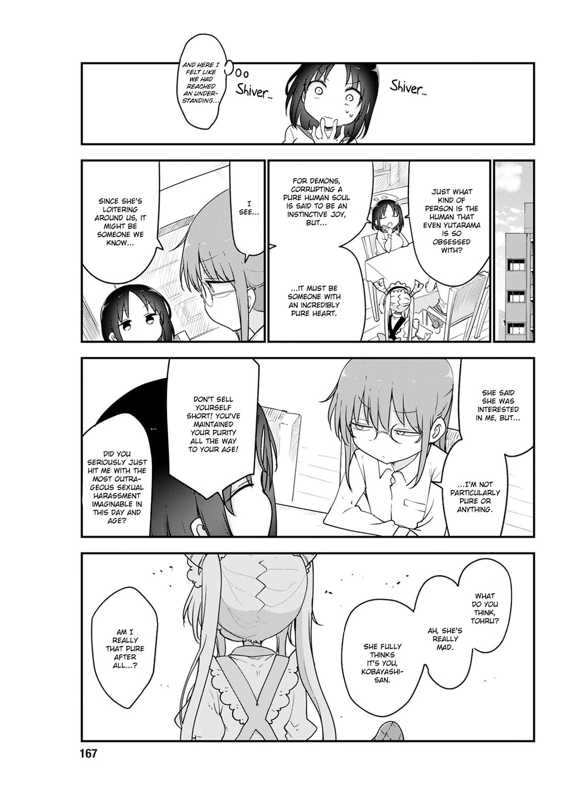 Kobayashi-san Chi no Maid Dragon Chapter 189 page 13 - Chapter 189: Elma and Yutarama