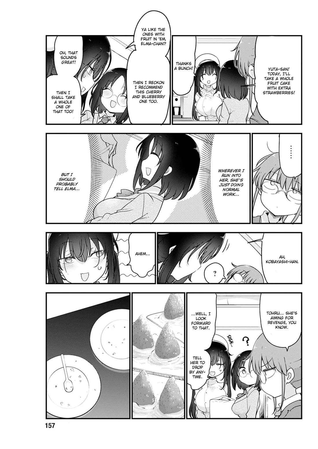 Kobayashi-san Chi no Maid Dragon Chapter 189 page 3 - Chapter 189: Elma and Yutarama