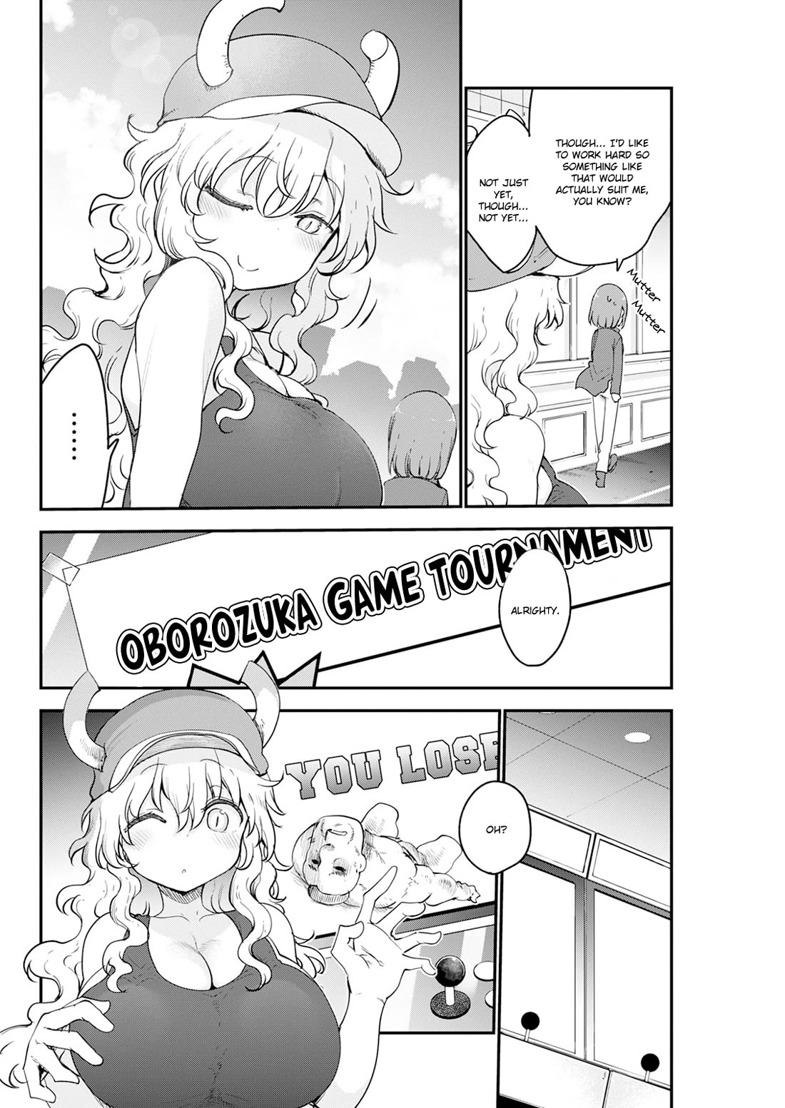 Kobayashi-san Chi no Maid Dragon Chapter 190 page 2 - Chapter 190: Lucoa and the Game Tournament