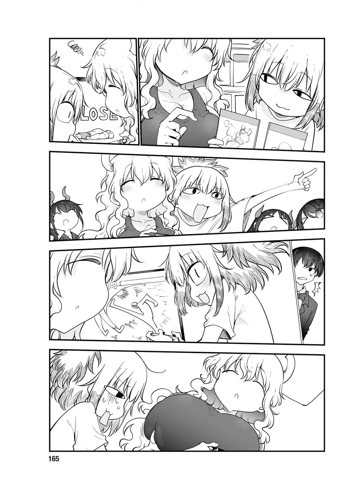 Kobayashi-san Chi no Maid Dragon Chapter 190 page 9 - Chapter 190: Lucoa and the Game Tournament