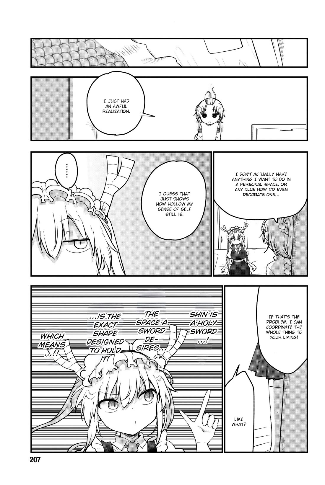 Kobayashi-san Chi no Maid Dragon Chapter 191 page 11 - Chapter 191: Shin and Private Space