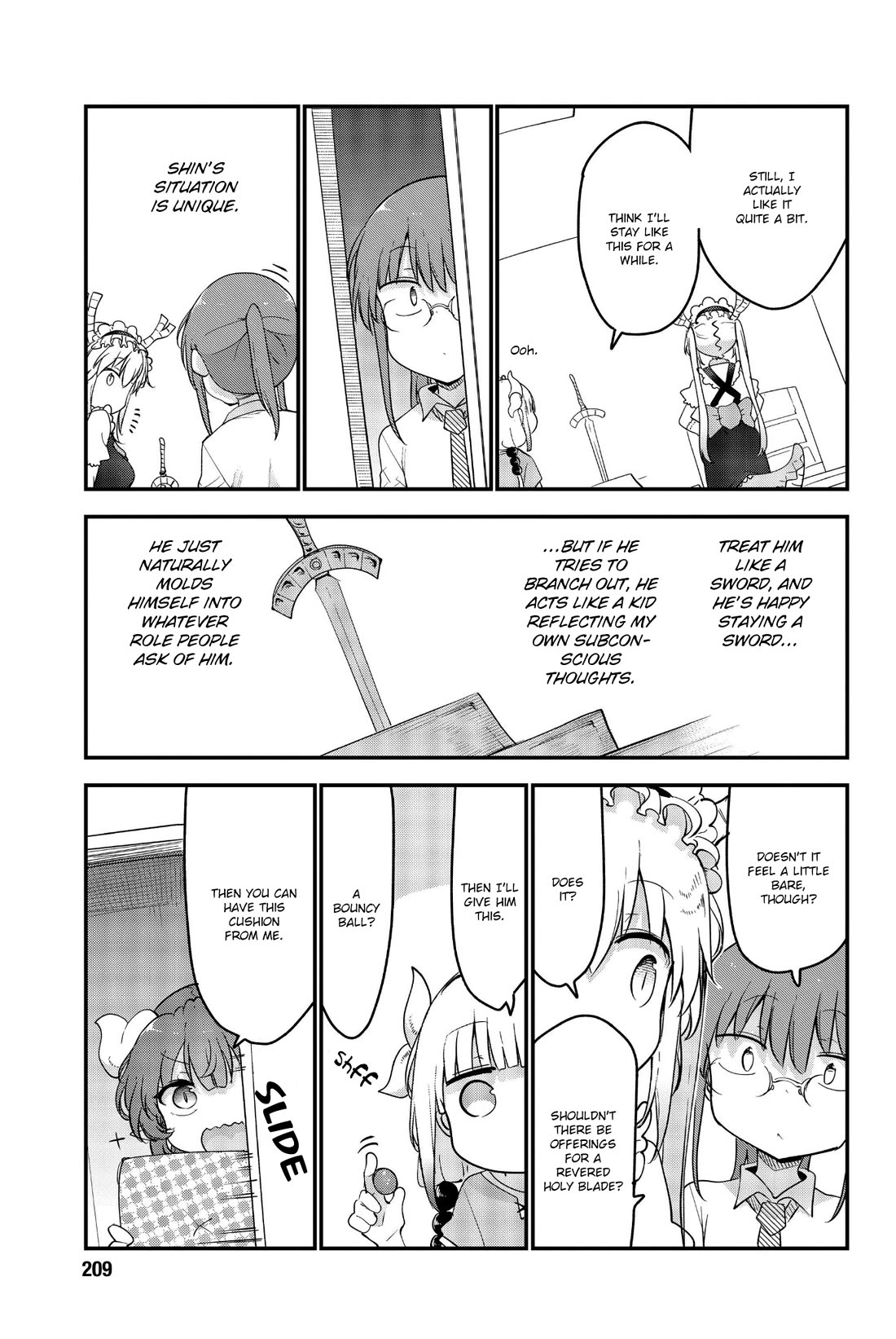 Kobayashi-san Chi no Maid Dragon Chapter 191 page 13 - Chapter 191: Shin and Private Space