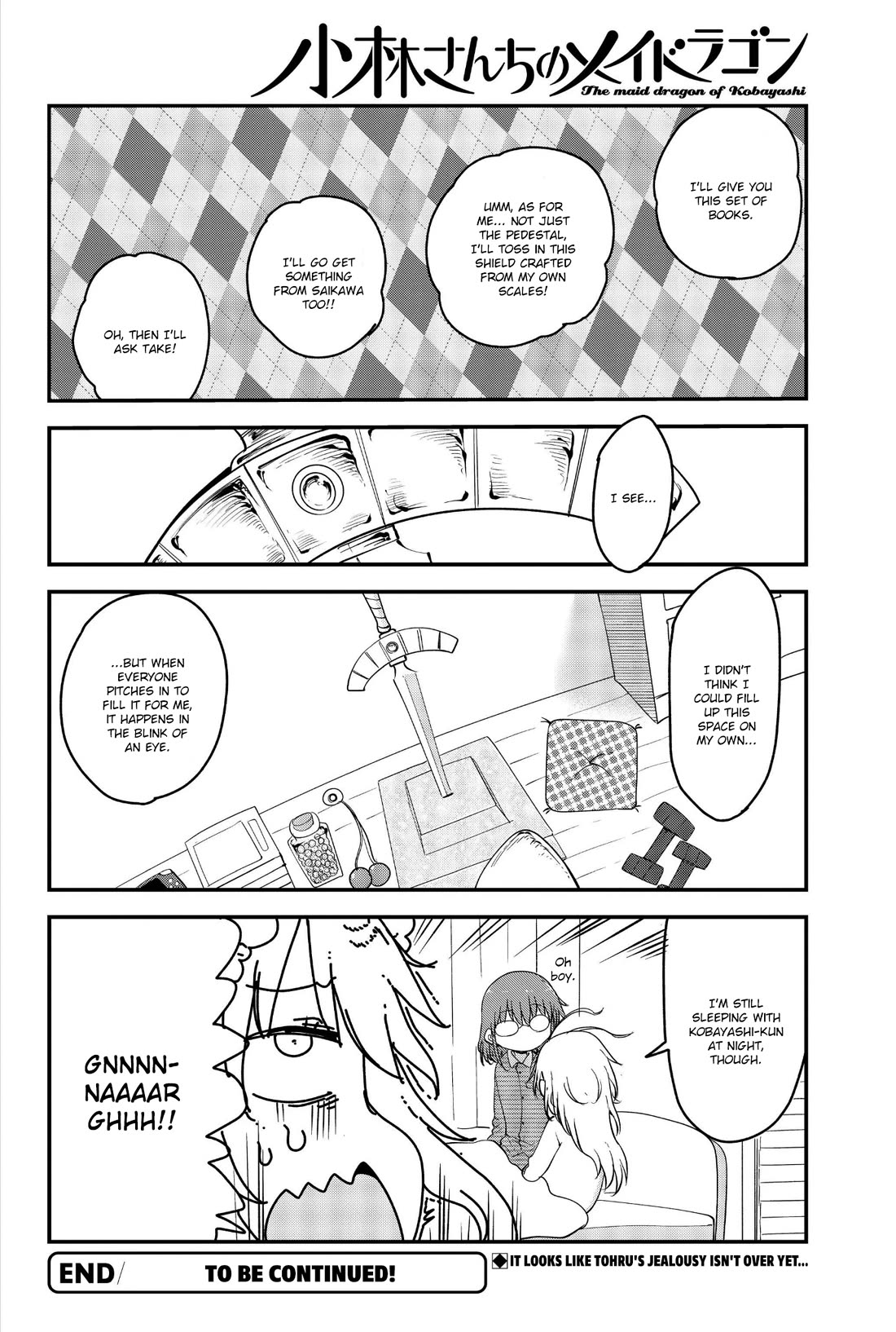 Kobayashi-san Chi no Maid Dragon Chapter 191 page 14 - Chapter 191: Shin and Private Space