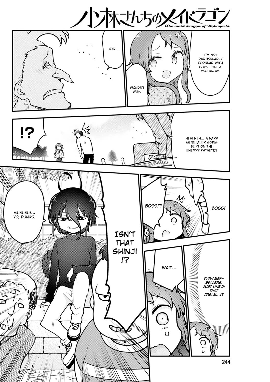 Kobayashi-san Chi no Maid Dragon Chapter 192 page 10 - Chapter 192: Kanna and Mensealer Saikawa
