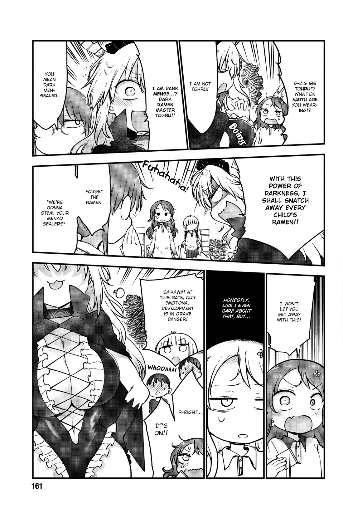 Kobayashi-san Chi no Maid Dragon Chapter 193 page 3 - Chapter 193: Kanna and Mensealer Saikawa (Second Half)