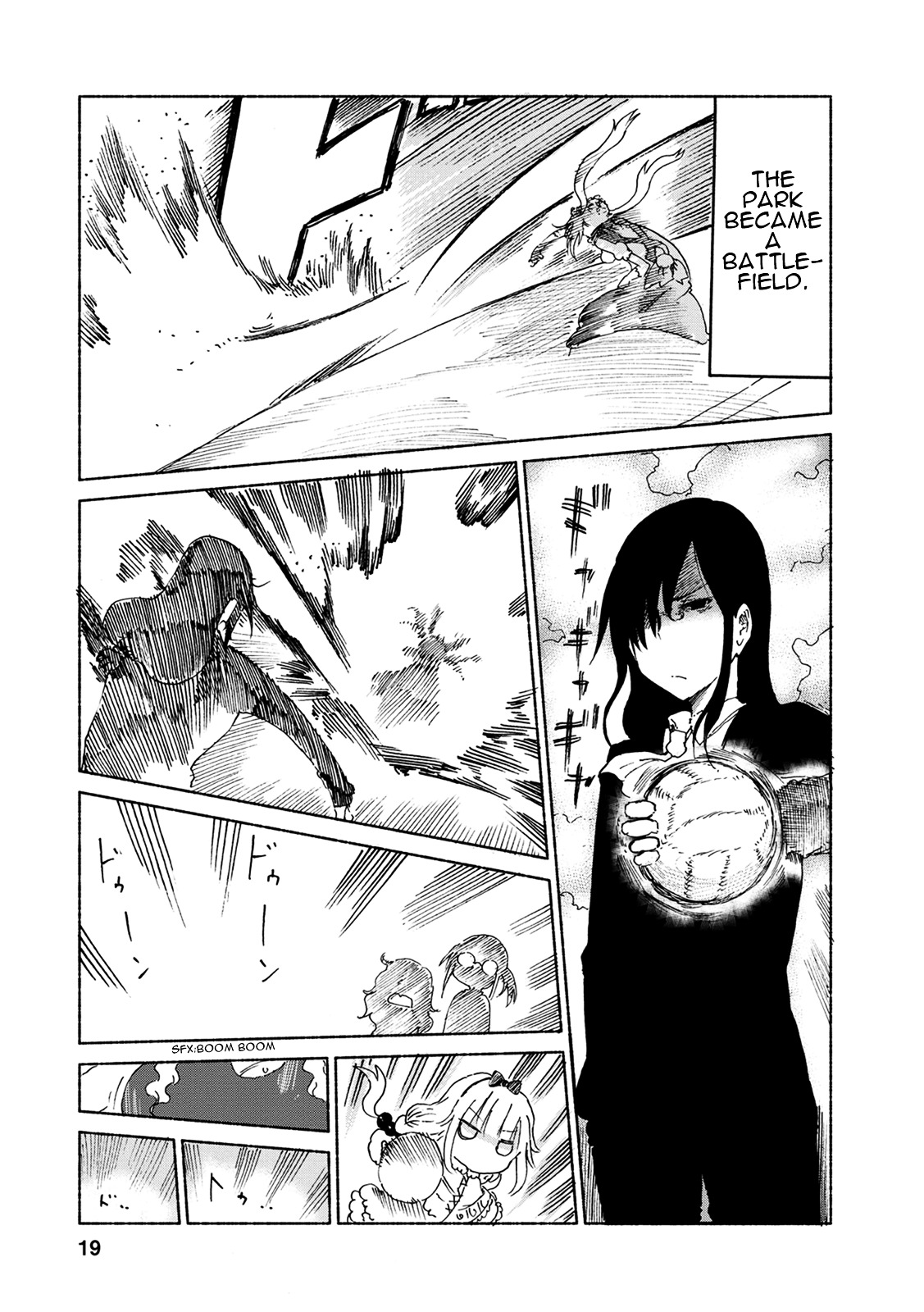 Kobayashi-san Chi no Maid Dragon Chapter 21 page 18 - Chapter 21 : Tooru and Dodgeball