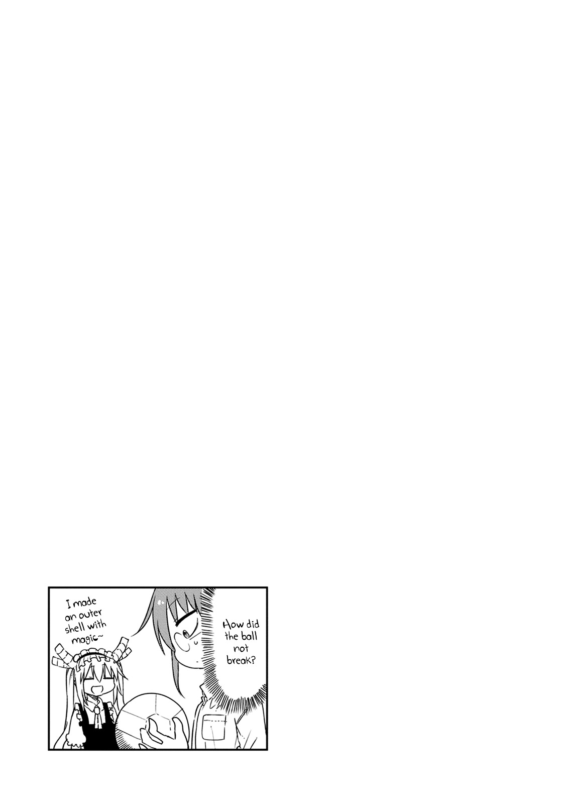 Kobayashi-san Chi no Maid Dragon Chapter 21 page 20 - Chapter 21 : Tooru and Dodgeball