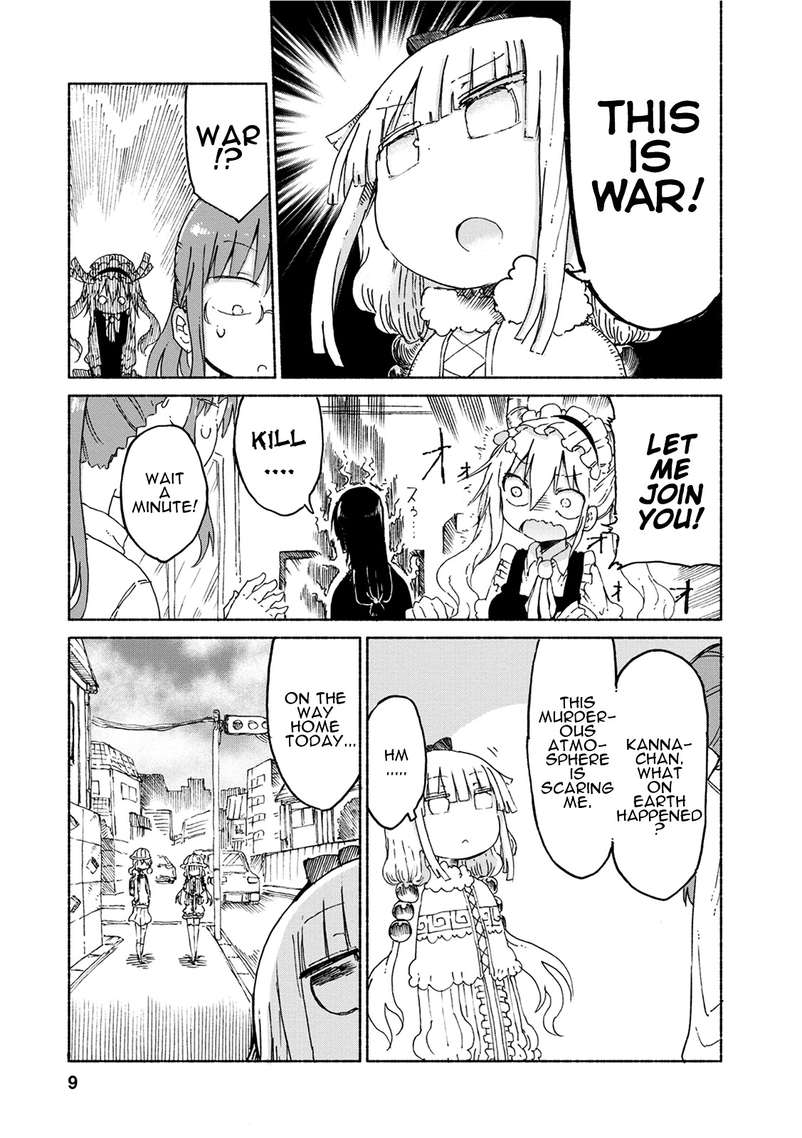 Kobayashi-san Chi no Maid Dragon Chapter 21 page 8 - Chapter 21 : Tooru and Dodgeball