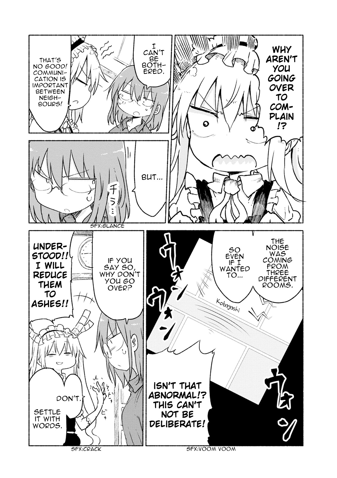 Kobayashi-san Chi no Maid Dragon Chapter 22 page 4 - Chapter 22 : Tooru and Trouble with Neighbours