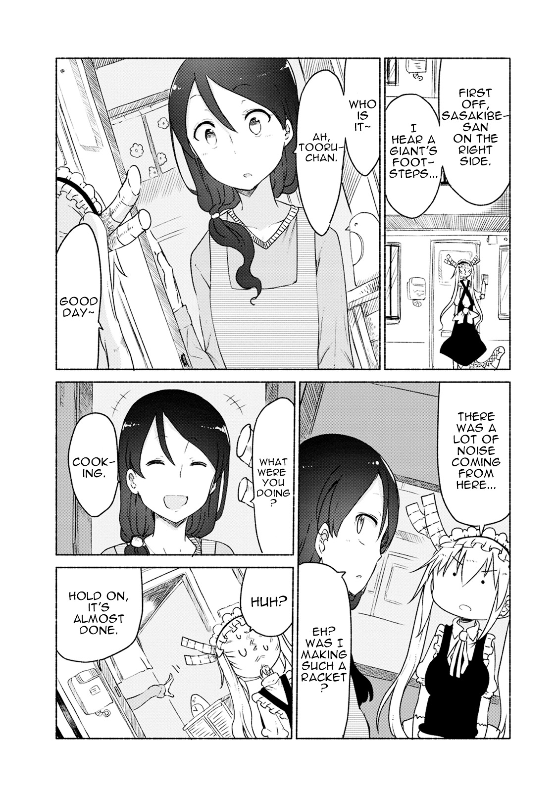 Kobayashi-san Chi no Maid Dragon Chapter 22 page 5 - Chapter 22 : Tooru and Trouble with Neighbours