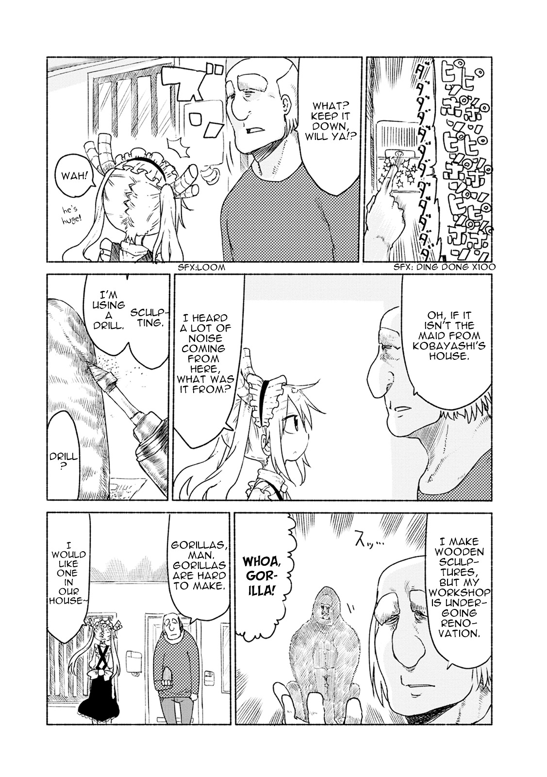 Kobayashi-san Chi no Maid Dragon Chapter 22 page 8 - Chapter 22 : Tooru and Trouble with Neighbours