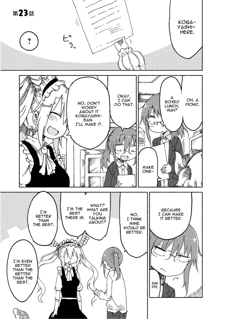Kobayashi-san Chi no Maid Dragon Chapter 23 page 2 - Chapter 23 : Tooru and Lunch Duty!