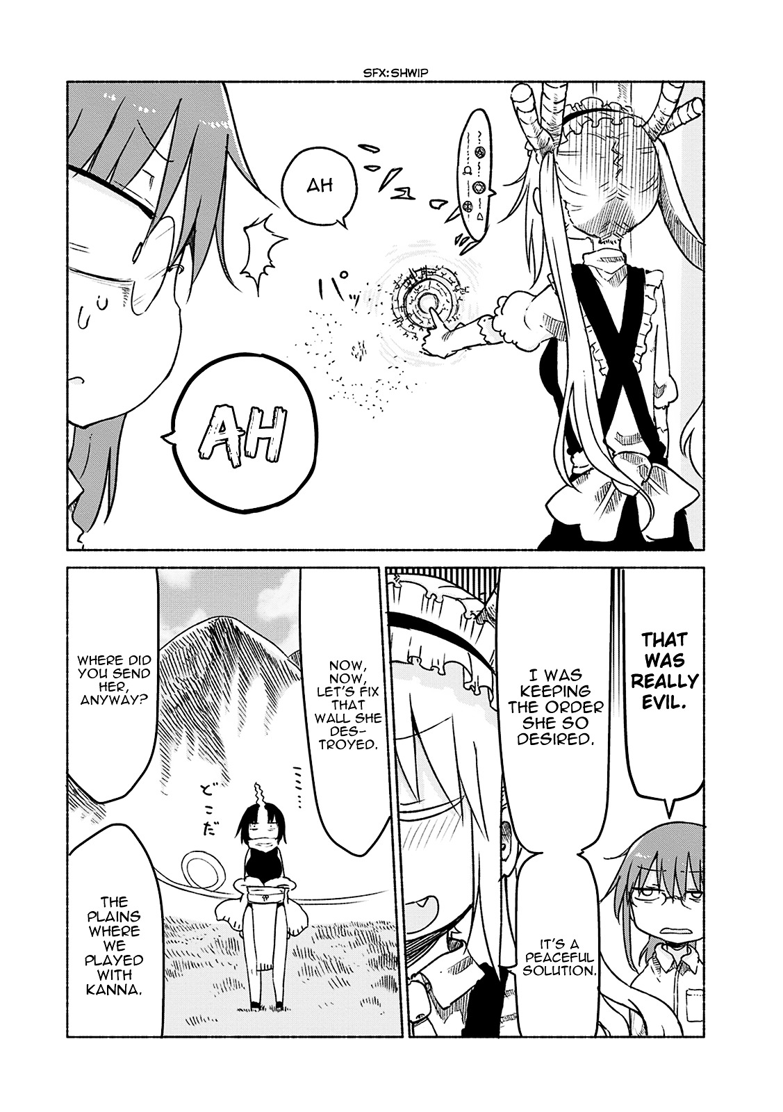 Kobayashi-san Chi no Maid Dragon Chapter 24 page 10 - Chapter 24 : Tooru and Elma