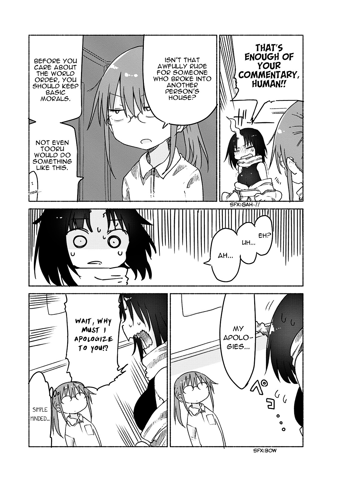 Kobayashi-san Chi no Maid Dragon Chapter 24 page 6 - Chapter 24 : Tooru and Elma