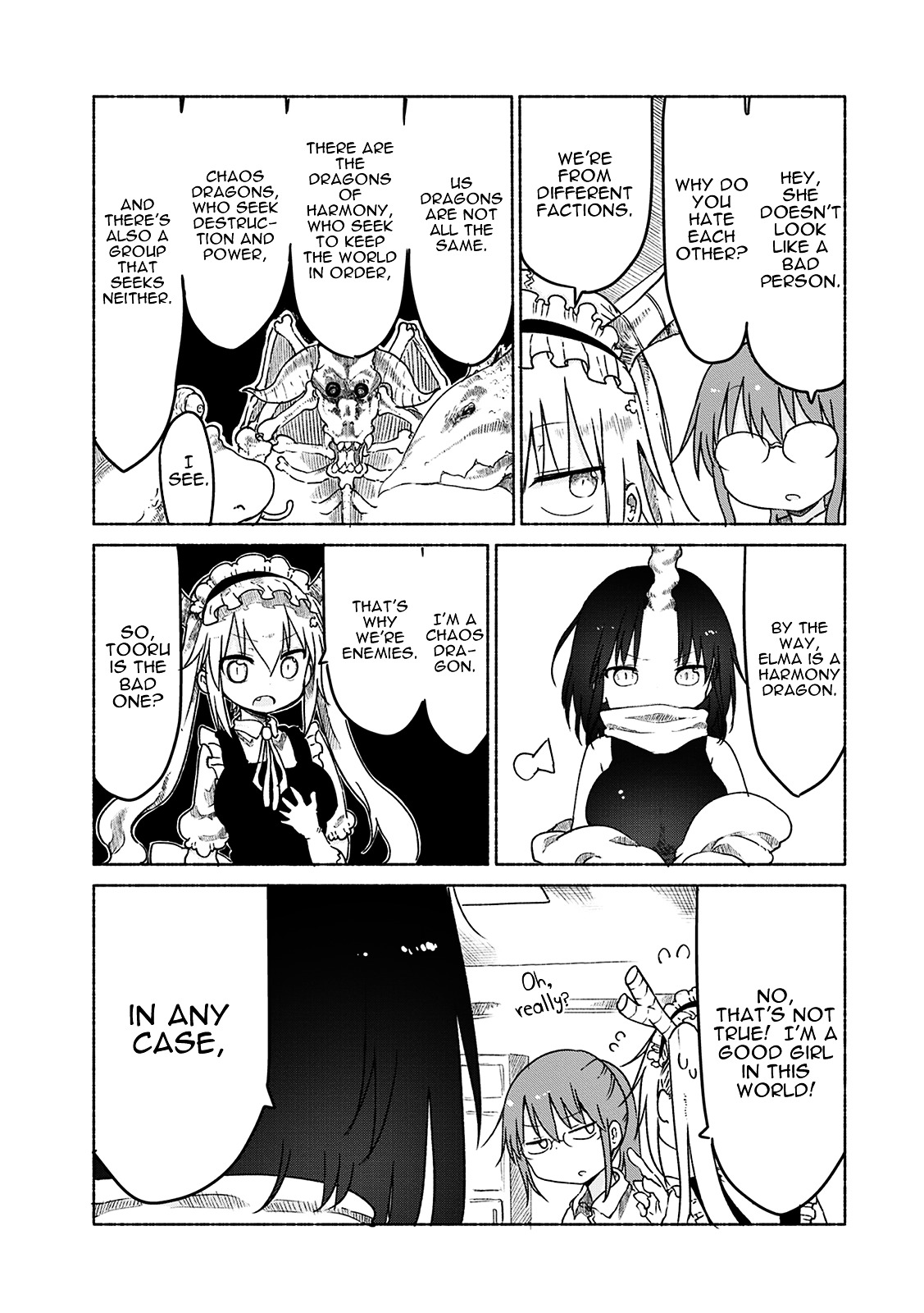 Kobayashi-san Chi no Maid Dragon Chapter 24 page 7 - Chapter 24 : Tooru and Elma