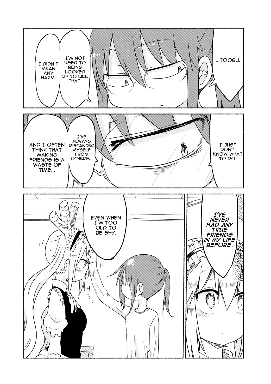 Kobayashi-san Chi no Maid Dragon Chapter 26 page 12 - Chapter 26 : Tooru and Rivalry