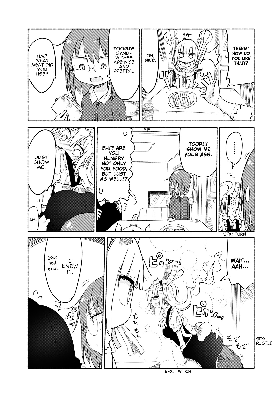 Kobayashi-san Chi no Maid Dragon Chapter 26 page 7 - Chapter 26 : Tooru and Rivalry