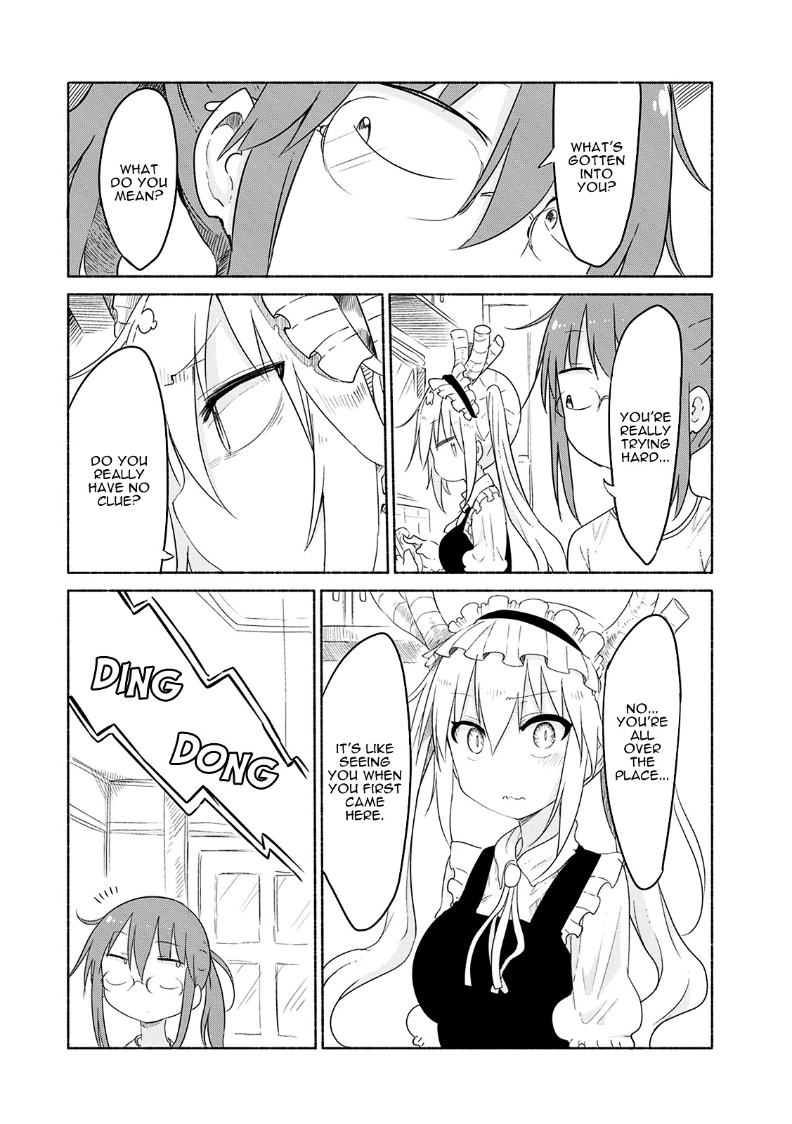 Kobayashi-san Chi no Maid Dragon Chapter 26 page 8 - Chapter 26 : Tooru and Rivalry