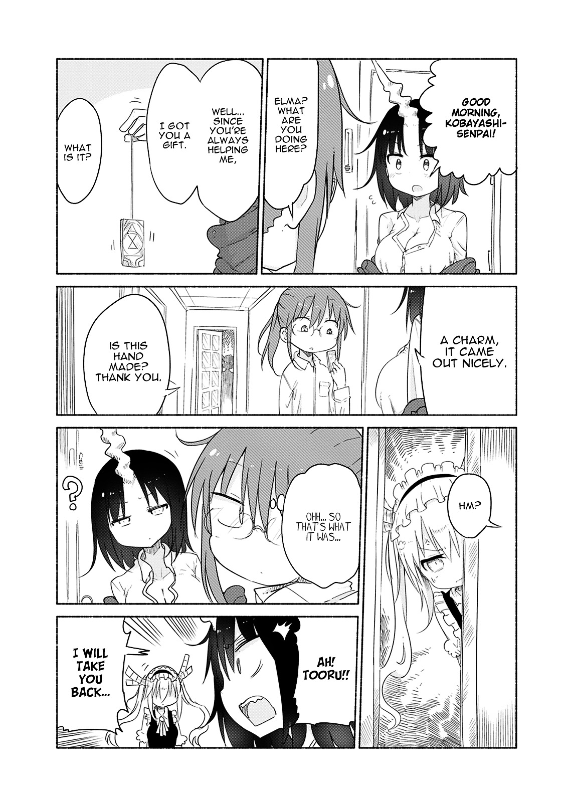 Kobayashi-san Chi no Maid Dragon Chapter 26 page 9 - Chapter 26 : Tooru and Rivalry