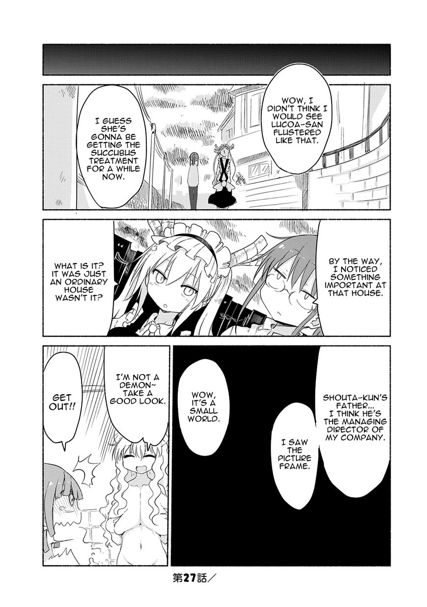 Kobayashi-san Chi no Maid Dragon Chapter 27 page 13 - Chapter 27 : Tooru and Lucoa's Family