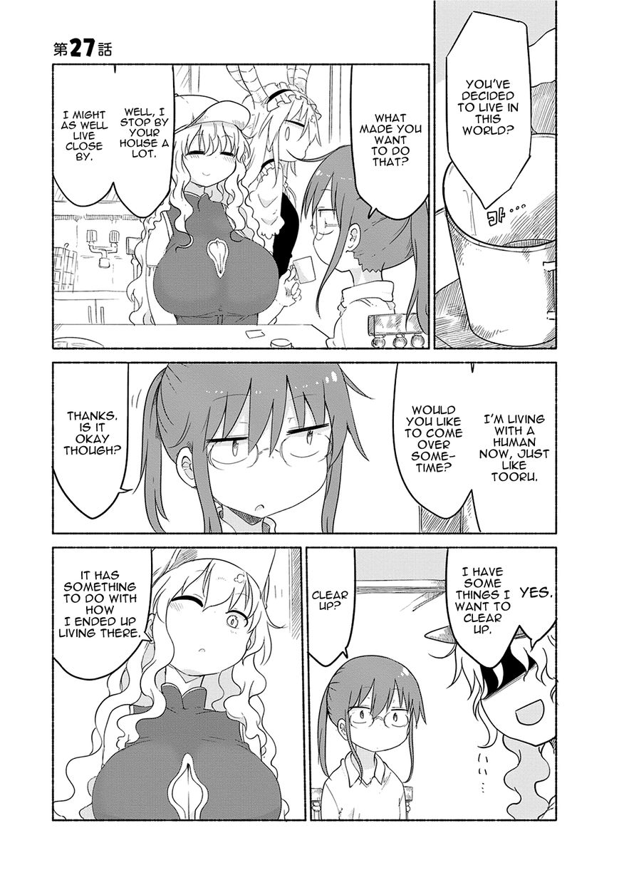 Kobayashi-san Chi no Maid Dragon Chapter 27 page 2 - Chapter 27 : Tooru and Lucoa's Family