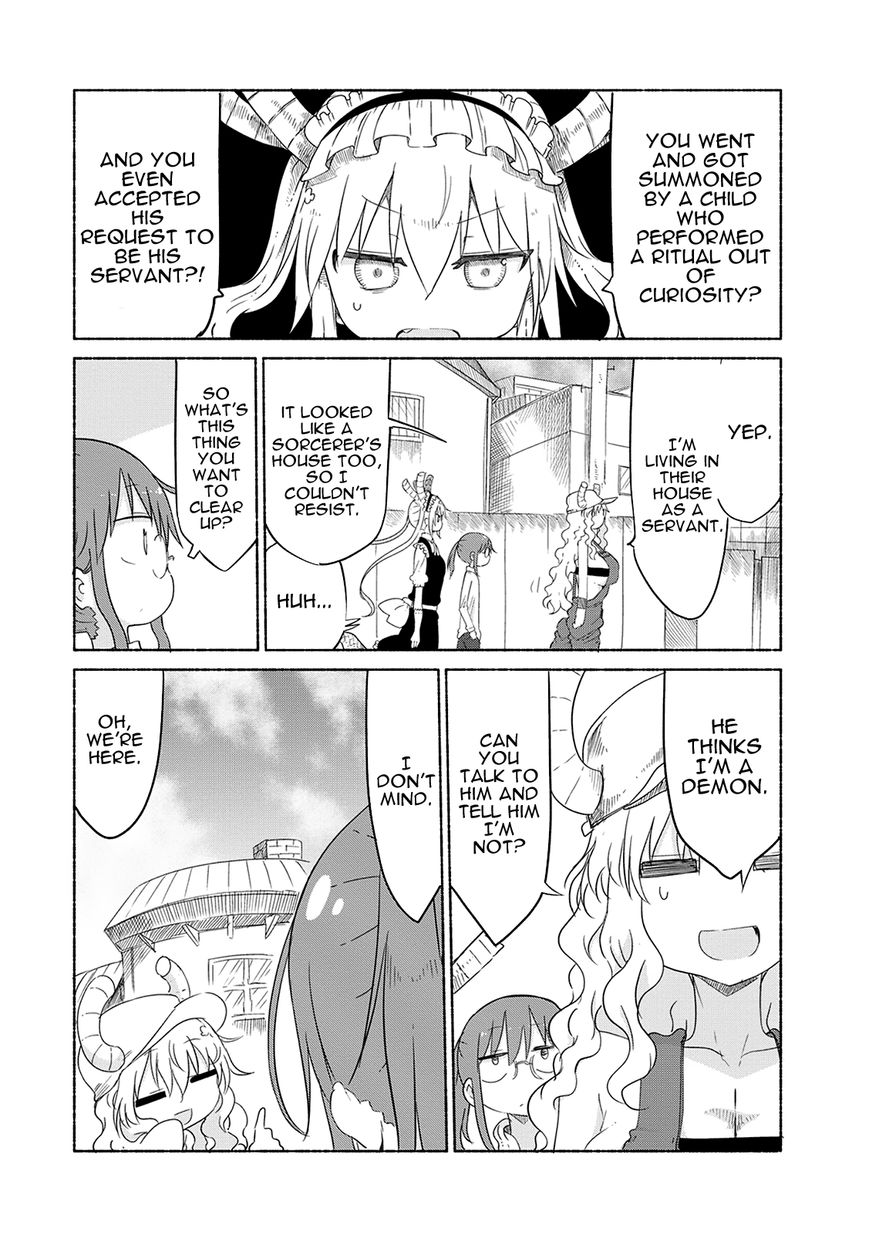 Kobayashi-san Chi no Maid Dragon Chapter 27 page 4 - Chapter 27 : Tooru and Lucoa's Family
