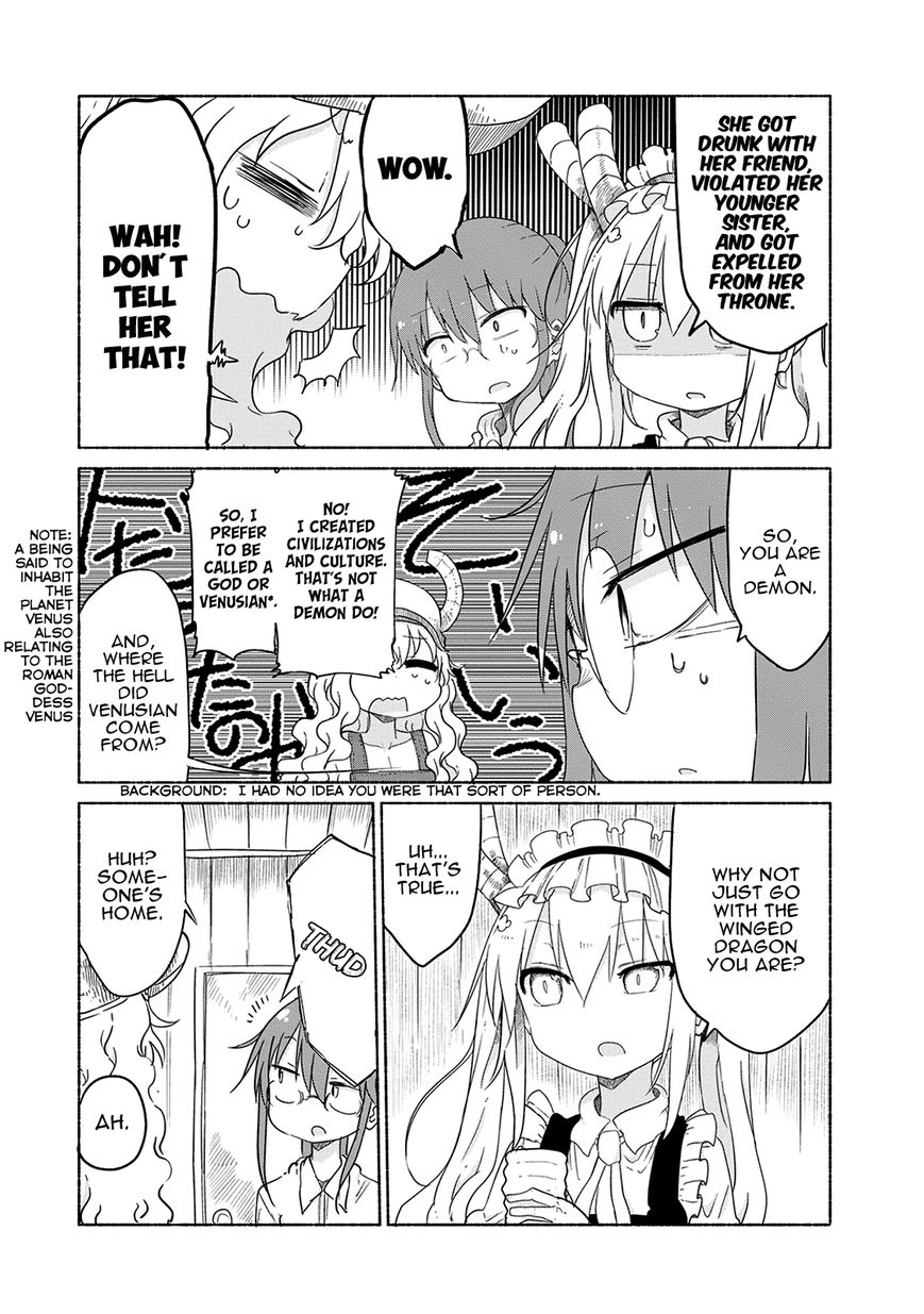 Kobayashi-san Chi no Maid Dragon Chapter 27 page 6 - Chapter 27 : Tooru and Lucoa's Family