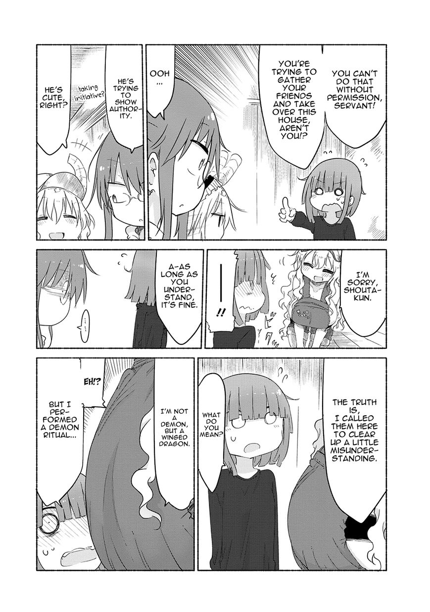 Kobayashi-san Chi no Maid Dragon Chapter 27 page 8 - Chapter 27 : Tooru and Lucoa's Family