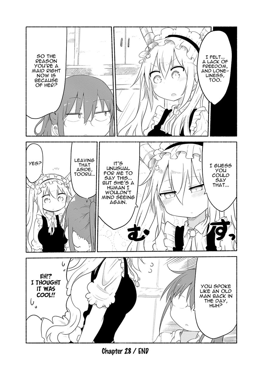 Kobayashi-san Chi no Maid Dragon Chapter 28 page 13 - Chapter 28 : Tooru and the Past 1