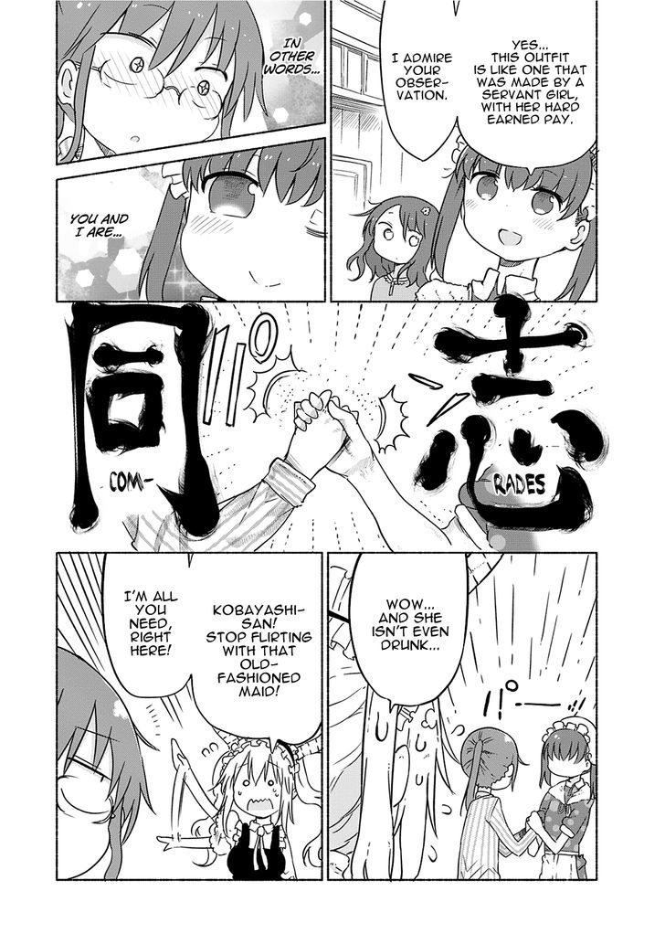 Kobayashi-san Chi no Maid Dragon Chapter 29.2 page 6 - Chapter 29 v2 : Kanna and Saikawa-san