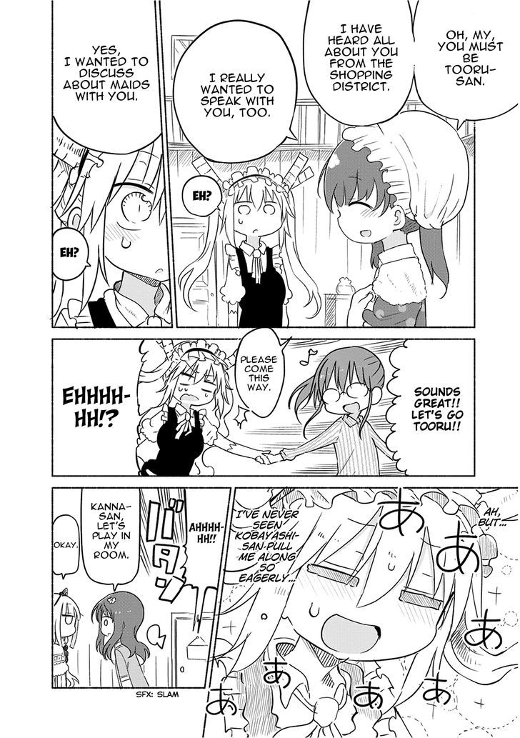 Kobayashi-san Chi no Maid Dragon Chapter 29.2 page 7 - Chapter 29 v2 : Kanna and Saikawa-san