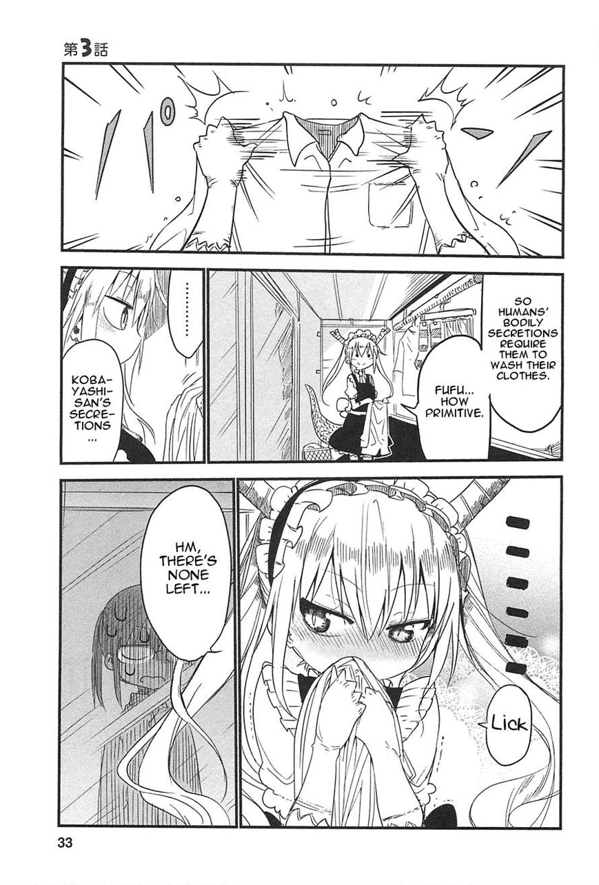 Kobayashi-san Chi no Maid Dragon Chapter 3 page 1 - Chapter 3