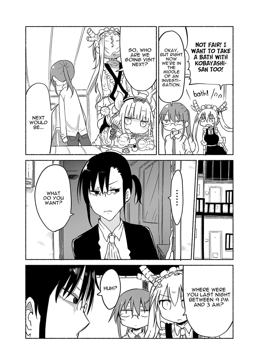 Kobayashi-san Chi no Maid Dragon Chapter 30 page 6 - Chapter 30 : Tooru and Detective Work