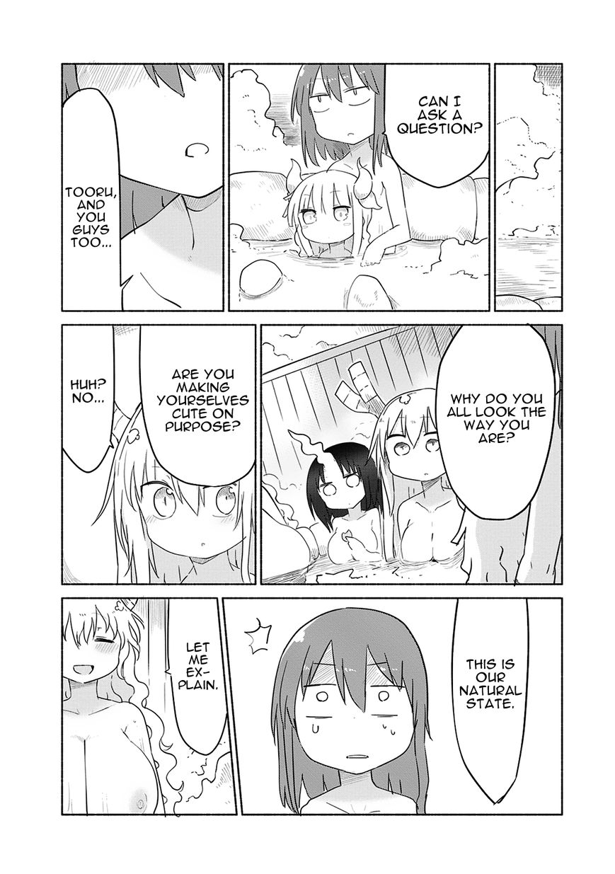 Kobayashi-san Chi no Maid Dragon Chapter 33 page 6 - Chapter 33 : Tooru and Hot Springs
