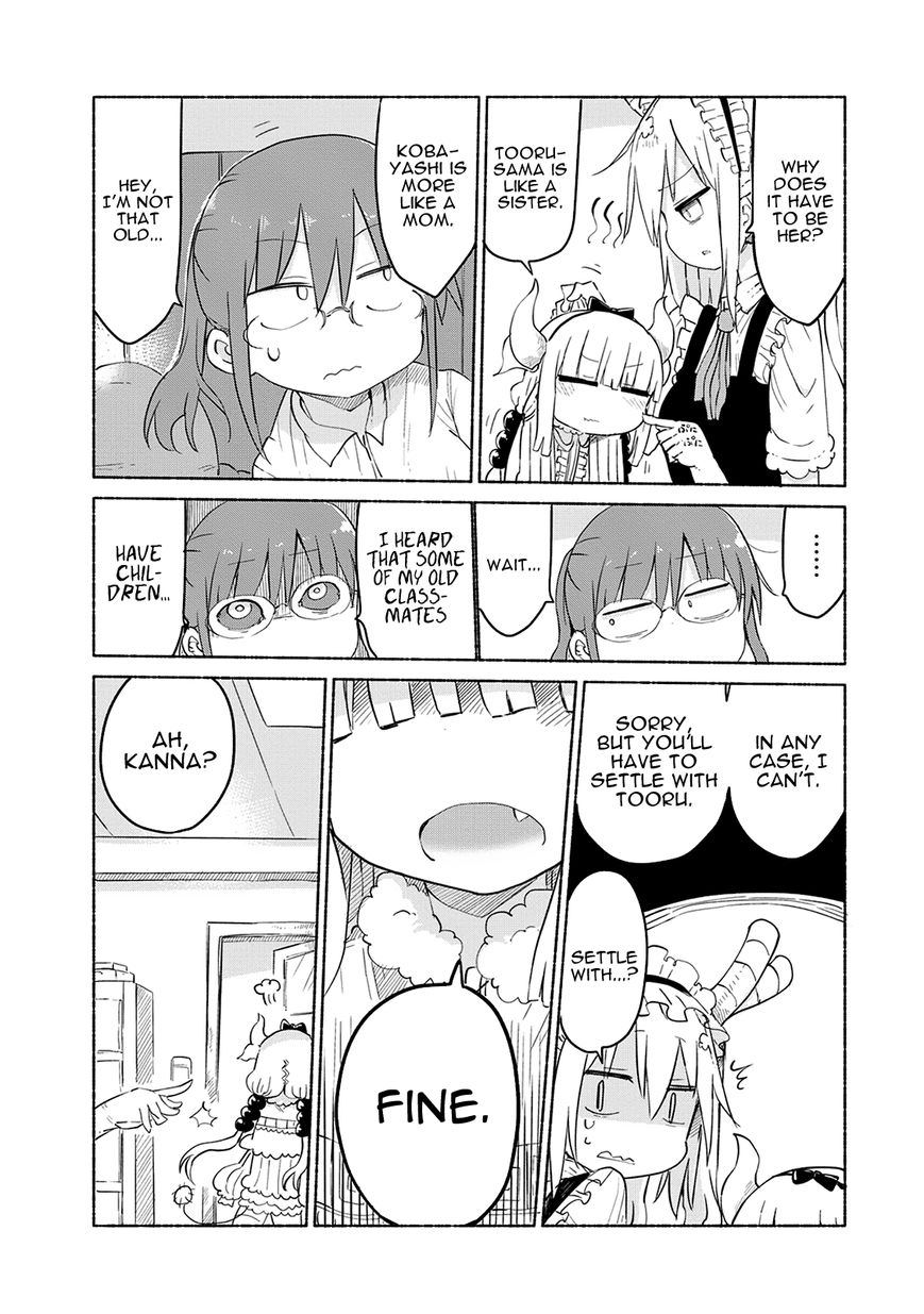 Kobayashi-san Chi no Maid Dragon Chapter 34 page 4 - Chapter 34 : Kanna and Parents' Day