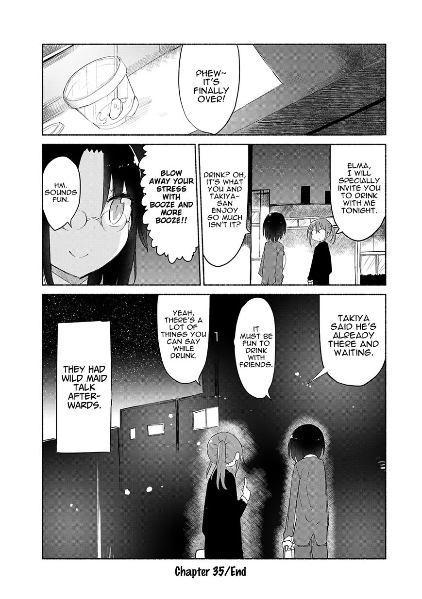 Kobayashi-san Chi no Maid Dragon Chapter 35 page 12 - Chapter 35 : Elma and the Company