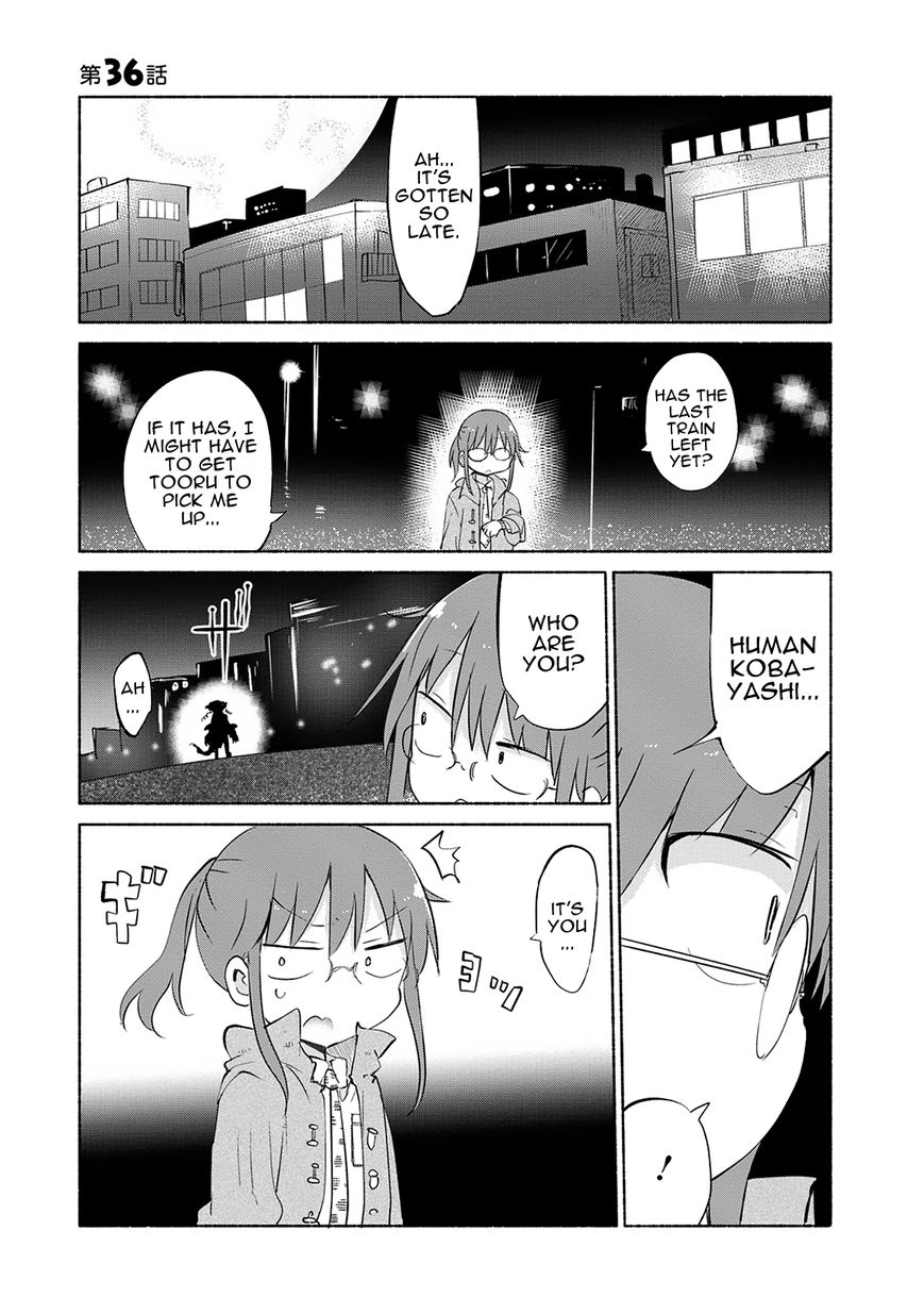 Kobayashi-san Chi no Maid Dragon Chapter 36 page 1 - Chapter 36 : Iruru and Kobayashi-san
